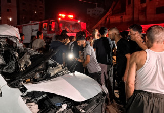 תיעוד מזירת החיסול הלילה (צילום: רשתות ערביות)