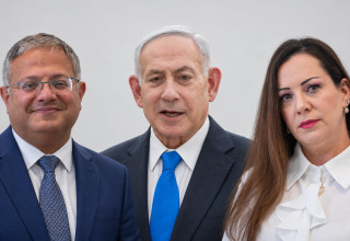 טלי גוטליב, בנימין נתניהו ואיתמר בן גביר (צילום: אריק מרמור,אבשלום ששוני, חיים גולדברג פלאש 90)