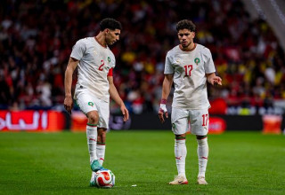 עבדה אזלזולי ואשרף חכימי (צילום: Getty images)