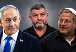 איתמר בן גביר, עופר וינטר, בנימין נתניהו (צילום: פלאש 90)