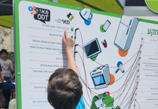 פעילות בבית הספר יוספטל בפתח תקווה (צילום: תאגיד מא"י)