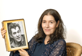הילה כהן אלעזר ואביה, דוד אלעזר (צילום: יוסי אלוני)
