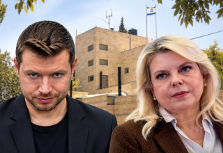 יאיר נתניהו, שרה נתניהו  (צילום: פלאש 90,יונתן זינדל פלאש 90, REUTERS/Evelyn Hockstein)