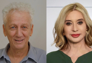 מוני מושונוב, סנדרה שדה (צילום: משה מירון,עודד אילן)