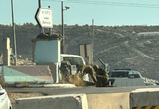 פיגוע במחסום מכבים בבנימין (צילום: שימוש לפי סעיף 27א')