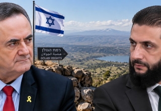 אחמד א-שרע וישראל כ"ץ (צילום: איור: מעריב אונליין)