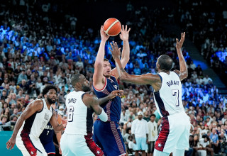 יוקיץ', לברון ג'יימס, דוראנט ואמביד (צילום: Eurasia Sport Images / Contributor)