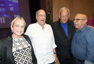 רפיק חלבי, דן שילון , ארנון צוקרמן ויוספה יבין (צילום: רפי דלויה)