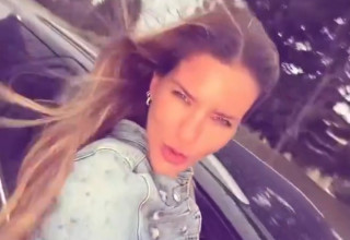 אאוחניה "צ'ינה" סוארס, בת זוגו של מאורו איקרדי (צילום: מסך מתוך רשת "X")