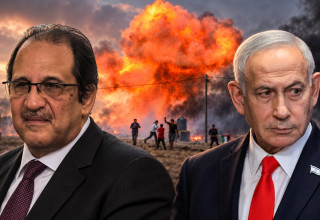 עבאס כאמל, בנימין נתניהו (צילום: פלאש 90,AFP/Getty images)