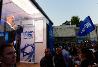 בנימין נתניהו, בחירות 2022 (צילום: תומר נויברג, פלאש 90)