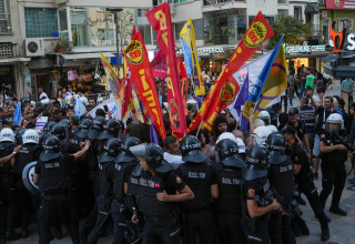 כוחות שיטור בטורקיה (צילום: REUTERS)