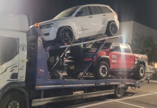 החשד לגניבת רכבים בראשון לציון (צילום: דוברות המשטרה)