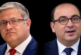 איתמר בן גביר, סמי אבו שחאדה (צילום: אבשלום ששוני,מרים אלסטר, פלאש 90)