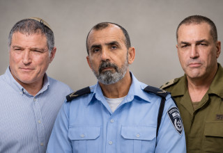 אייל זמיר, דני לוי, דוד זיני (צילום: פלאש 90,דובר צה"ל)