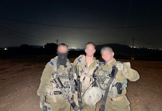 שלושת הקצינים המצטיינים (צילום: דובר צה"ל)