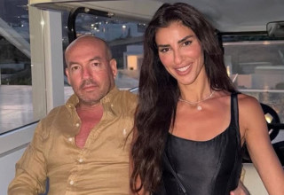 אייל ברקוביץ' לצד זוגתו מיכל חזן (צילום: פרטי)