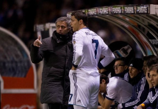 כריסטיאנו רונאלדו וז'וזה מוריניו (צילום: GettyImages)