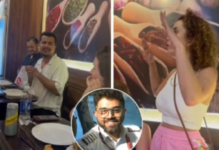 הרגע המרגש במסעדה בהאנוי: "ההודים הם אחים שלנו" (צילום: רשתות חברתיות, שימוש לפי סעיף 27 א')
