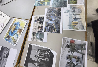 תמיכה בטרור בבתי ספר (צילום: דוברות המשטרה)