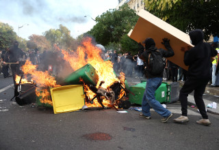 "יום הזעם" בצרפת (צילום: REUTERS)