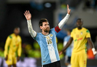 פעם אחרונה בהחלט. ליאו מסי (צילום: Luis ROBAYO / AFP via Getty Images)