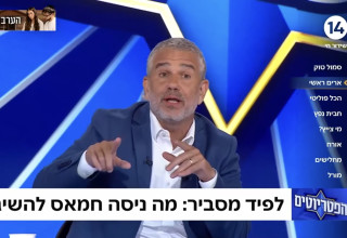 ינון מגל בתוכנית "הפטריוטים" (צילום: צילום מסך ערוץ 14)