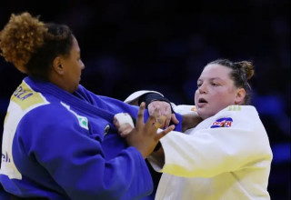 הרשקו מול סוזה ברבע הגמר (צילום: GettyImages, ANNE-CHRISTINE POUJOULAT)