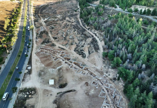 אמת המים התחתונה של ירושלים  (צילום: אמיל אלג'ם, רשות העתיקות)