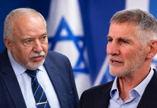 יאיר גולן. אביגדור ליברמן  (צילום: אבשלום ששוני, יונתן זינדל פלאש 90)