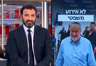רביב דרוקר במונולוג על חקירת מנדלבליט במשפט נתניהו (צילום: צילום מסך ערוץ 13)