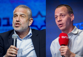 עמית סגל, ינון מגל (צילום: Chaim Goldberg/Flash90)