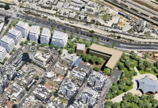 אזור התעשייה החדש שייבנה בבני ברק (צילום: בר לוי אדריכלים)