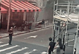 קריסת מבנה בתל אביב (צילום: שימוש לפי סעיף 27א')