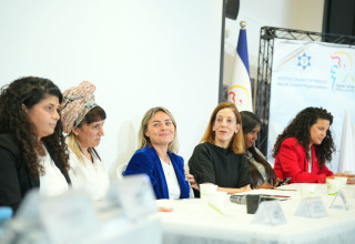 הכנס בירושלים לנשים דתיות לקראת הבחירות בהשתתפות חברות כנסת (צילום: שירת וינברגר)