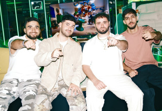 דן גפן סייקניק, בר אובלס זיגי, עידן תלם אינדגיים ואוהד אביטבול מאסטר אוהד (צילום: כפיים)