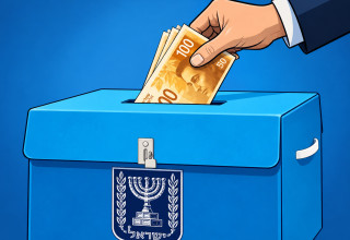 קלפי, שטרות (צילום: בינה מלאכותית)