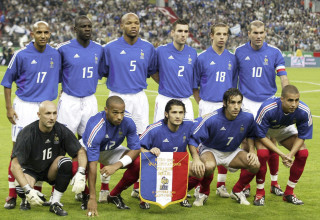 שחקני נבחרת צרפת (צילום: Henri Szwarc / Stringer)