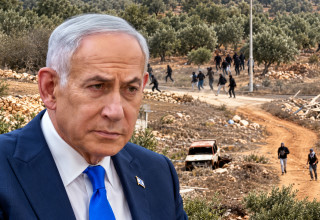 בנימין נתניהו, תקיפת דיפולמטים ביהודה ושומרון (צילום: אוליביה פיטוסי, פלאש 90,תיעוד ברשתות חברתיות לפי סעיף 27 א' לחוק זכויות יוצרים, רשת X)