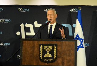 בני גנץ (צילום: אבשלום ששוני)