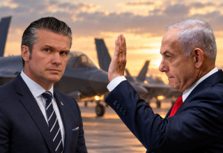 פיט הגסת, בנימין נתניהו, מטוסי קרב (צילום: רויטרס,בינה מלאכותית)
