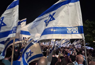 עצרת "מועצת אוקטובר" (צילום: אבשלום ששוני)