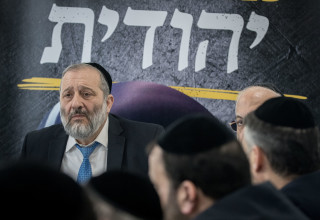 אריה דרעי, ש"ס (צילום: יונתן סינדל, פלאש 90)