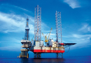 אסדה ימית לקידוח גז, נפט (צילום: רויטרס)