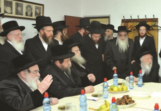 מועצת גדולי התורה של אגודת ישראל (צילום: אלי סגל, באדיבות בחדרי חרדים)