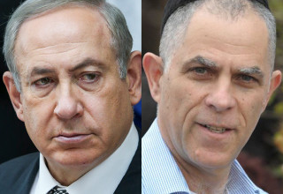 בנימין נתניהו, ארנון נוני מוזס (צילום: פלאש 90,ראובן קסטרו)