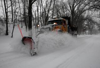 סופת שלגים, ארצות הברית (צילום: רויטרס)