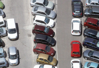 מגרש חנייה בישראל (צילום: נתי שוחט, פלאש 90)