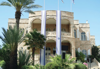 השגרירות הנוצרית הבינלאומית בירושלים (צילום:  מאיר עוזיאל)