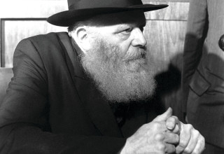 הרבי מילובביץ' (צילום: יעקב סער, לע"מ)